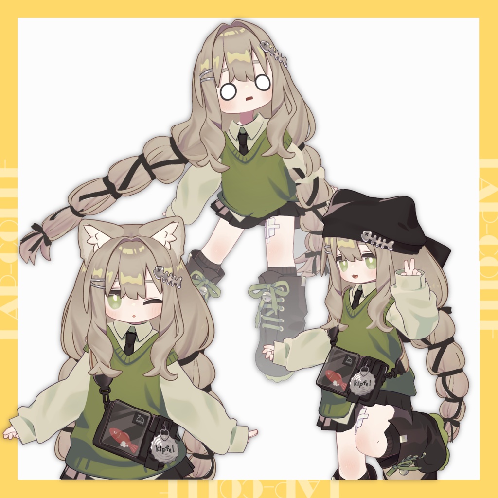 【キプフェル / kipfel】でかおさげ【MA対応】