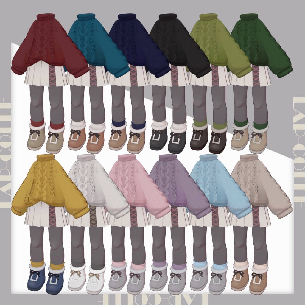 【キプフェル】ふわもちニット【まめふれんず対応】