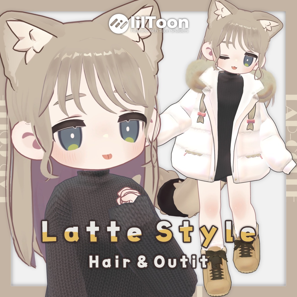 【キプフェル対応】LatteStyle【髪型＆洋服セット/MA】