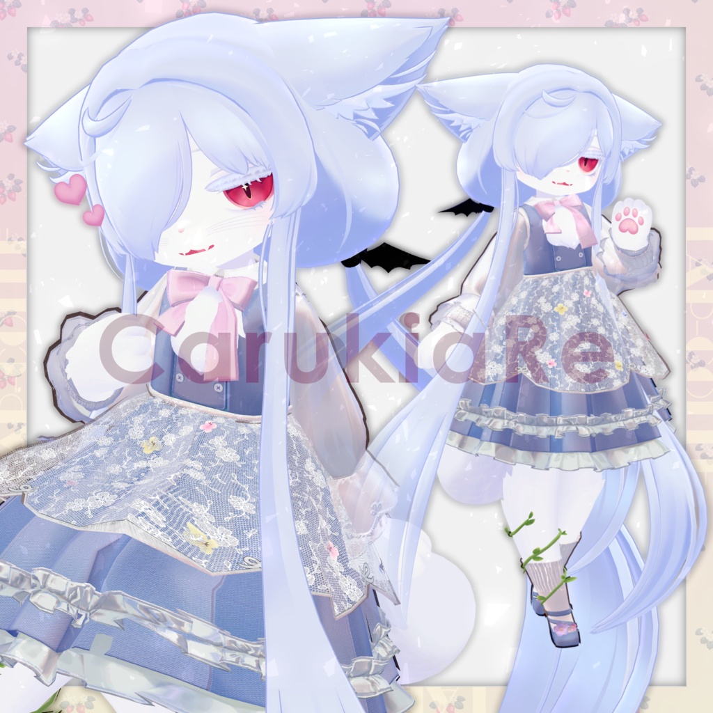 【4アバター対応】EggGardenBunny-Dress-【MA対応】