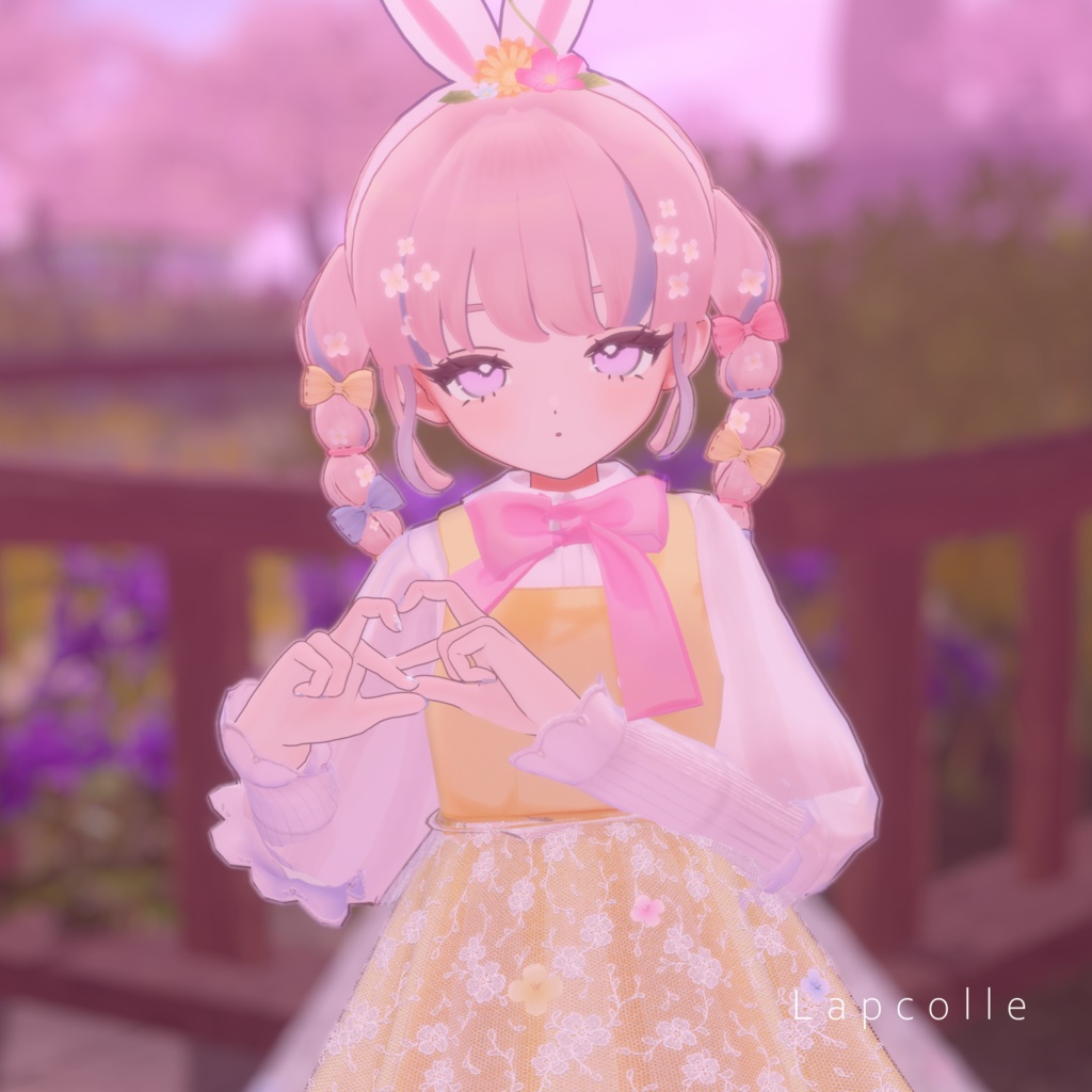 【3アバター対応】EggGardenBunny-Dress-【MA対応】
