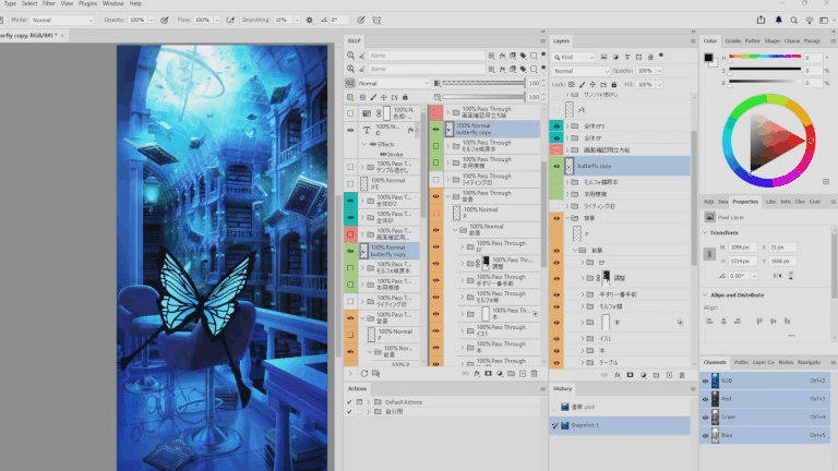 Photoshop用 高機能レイヤーパネルプラグイン「DLLP」無料体験版