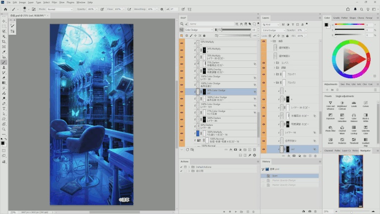 Photoshop用 高機能レイヤーパネルプラグイン「DLLP」無料体験版