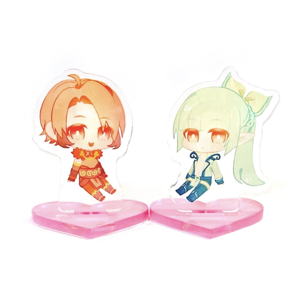 自宅CPアクリルスタンド(ロウファ×リゼ)