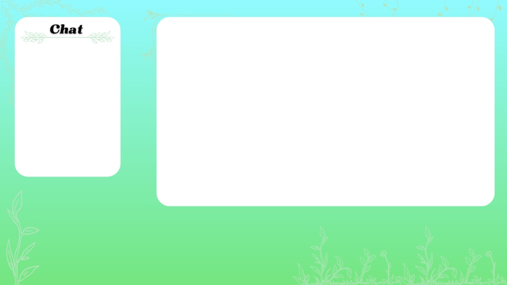 Free to use Vtuber Overlay, Simple Green Bundle