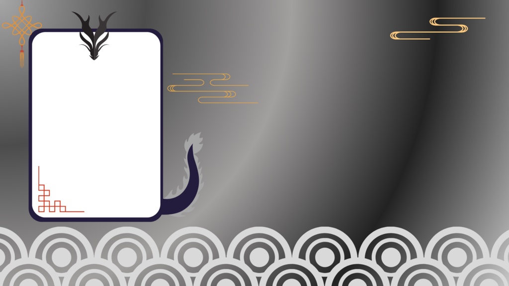 Dragon Inspired Free to use Vtuber stream overlay