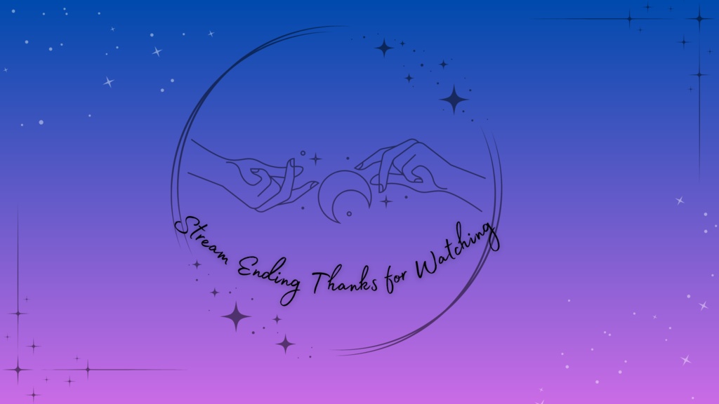 Magic Inspired Animated Free to Use Pre-Made Vtuber Overlay