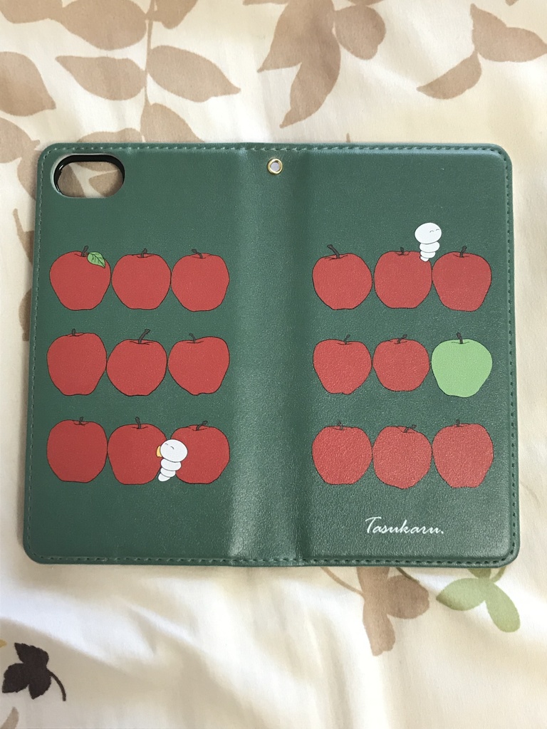 【iPhone6,6s】りんごたすかるスマホケース