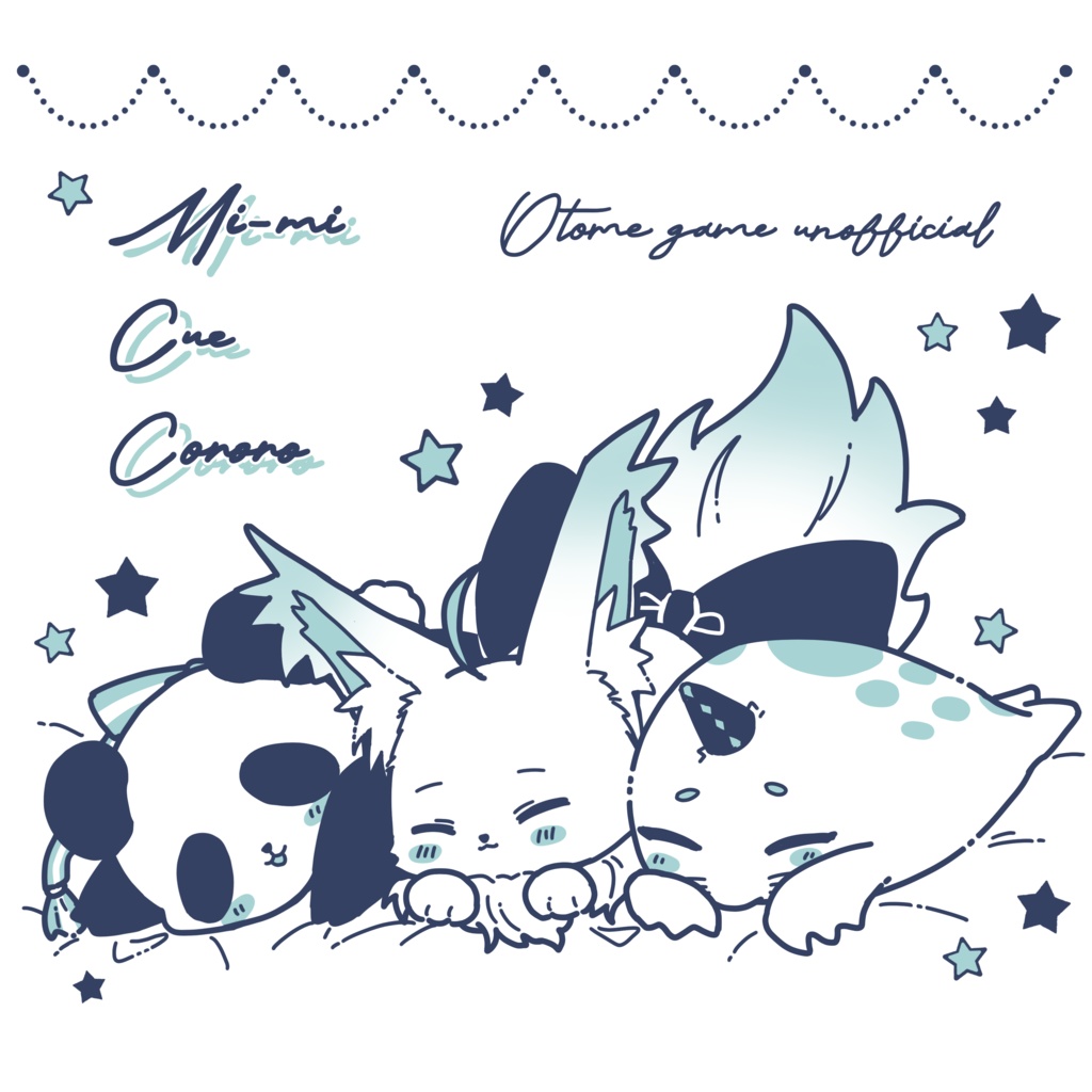 ミーミ&キュー&コロロ　トートバッグ