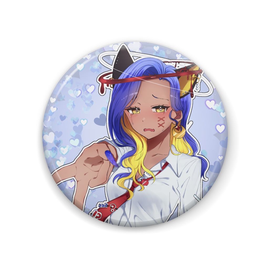 泣きっ面ｷﾞｬｳ缶バッジ