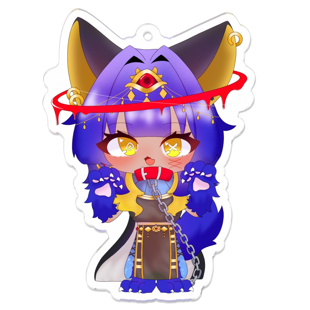 がおがおアクリルキーホルダー
