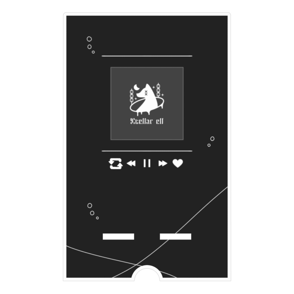 みゅーじっくアクリルスマホスタンド