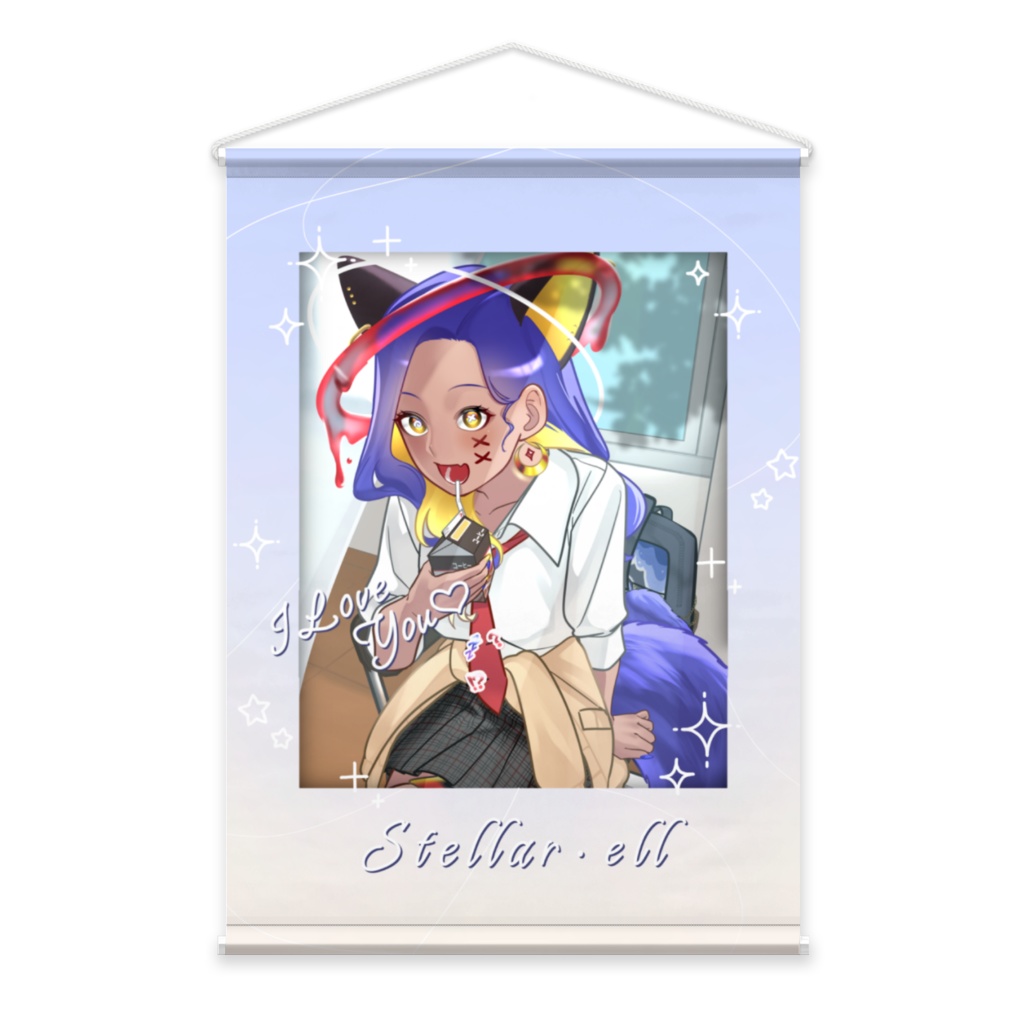 クラス替え後ギャウに机乗っ取られタペストリー
