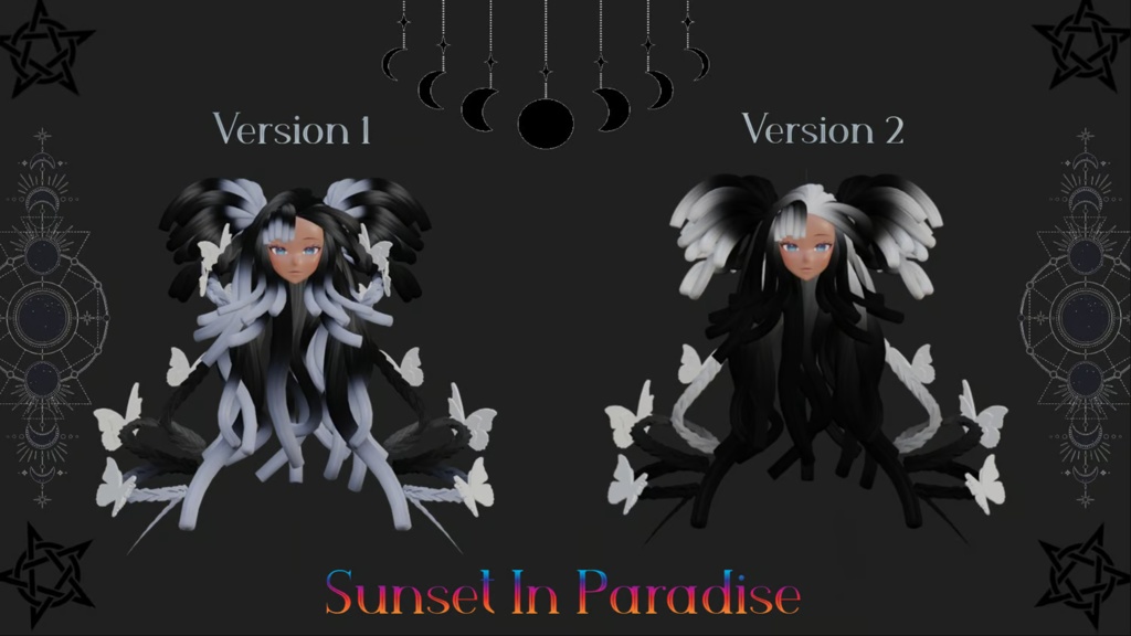 ★ 𝒮𝓊𝓃𝓈𝑒𝓉 𝐼𝓃 𝒫𝒶𝓇𝒶𝒹𝒾𝓈𝑒 ★ - Vrchat Hair