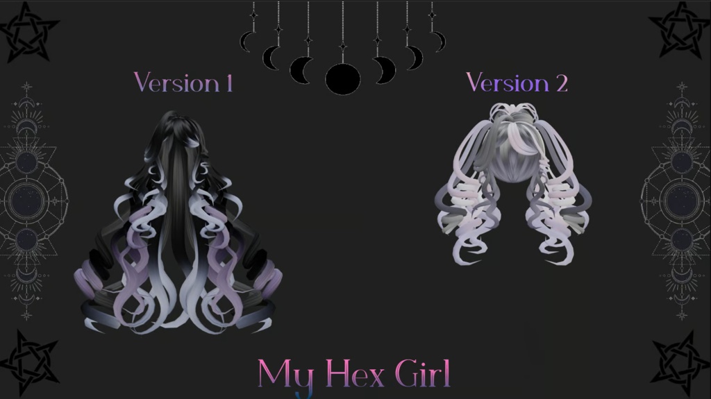 ⛧ 𝙼𝚢 𝙷𝚎𝚡 𝙶𝚒𝚛𝚕 ⛧ - Vrchat Hair