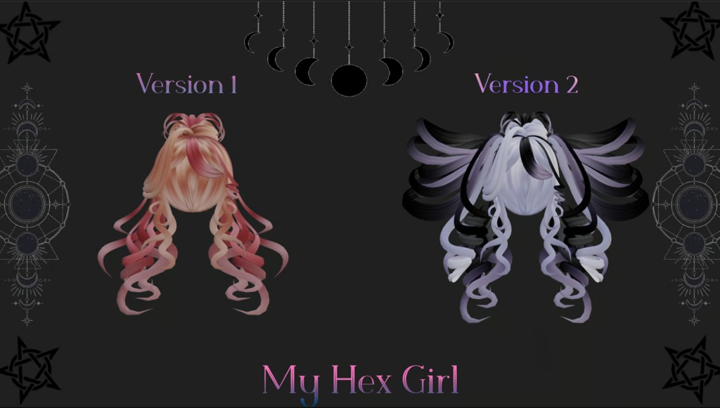 ⛧ 𝙼𝚢 𝙷𝚎𝚡 𝙶𝚒𝚛𝚕 ⛧ - Vrchat Hair