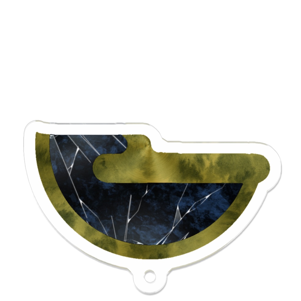 【3種】「研ぎ究めよ」メダル風アイコン アクリルキーホルダー - 50 x 50 (mm)