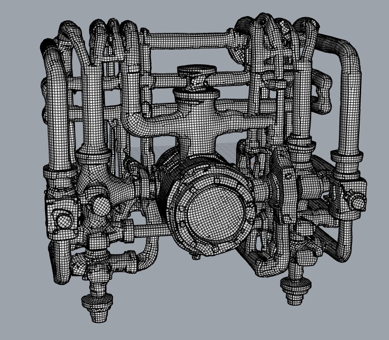 インダストリアル配管モデル 6種パック Vol.1