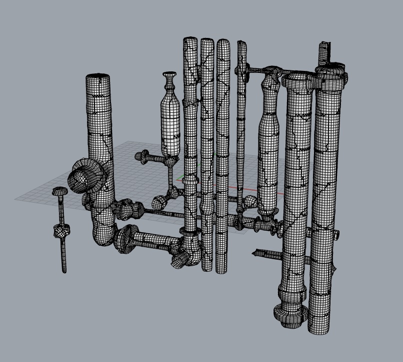 インダストリアル配管モデル 6種パック Vol.1