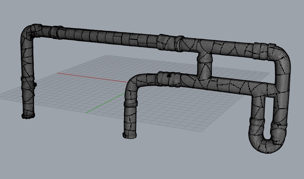 インダストリアル配管モデル 6種パック Vol.1