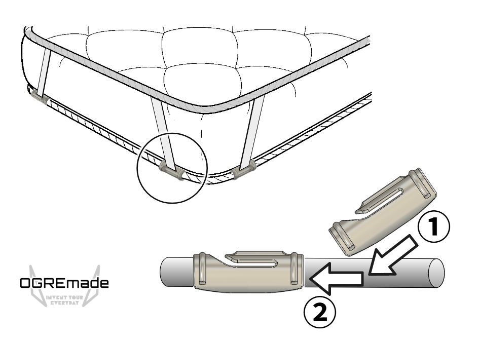 PadFit Mini ー 差し込むだけのスマートクリップ ー