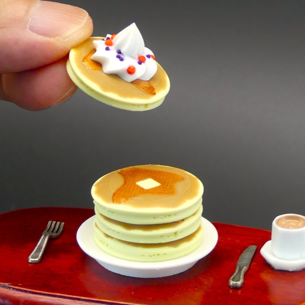 重なるパンケーキマグネット 