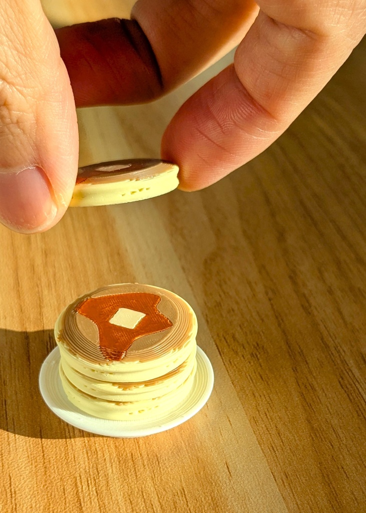 重なるパンケーキマグネット