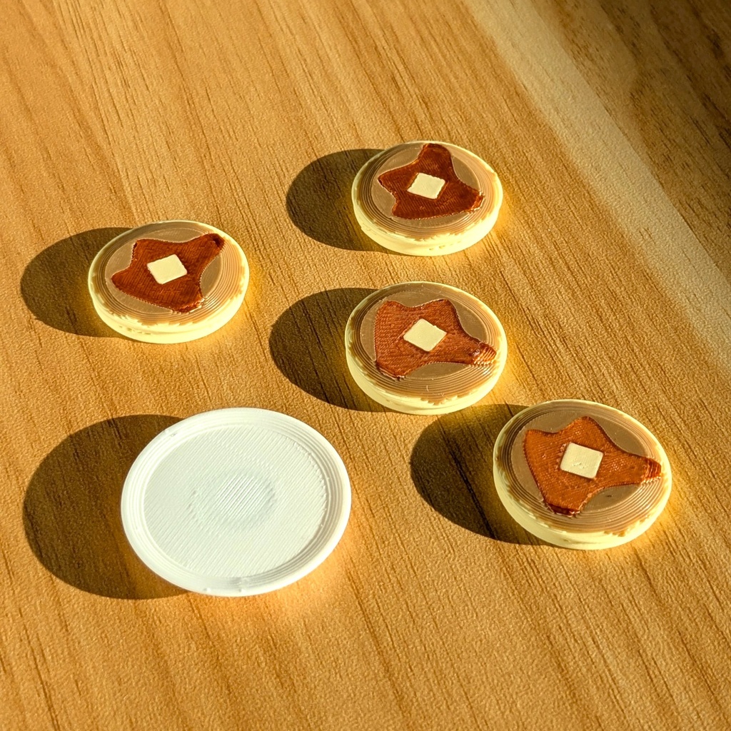 重なるパンケーキマグネット