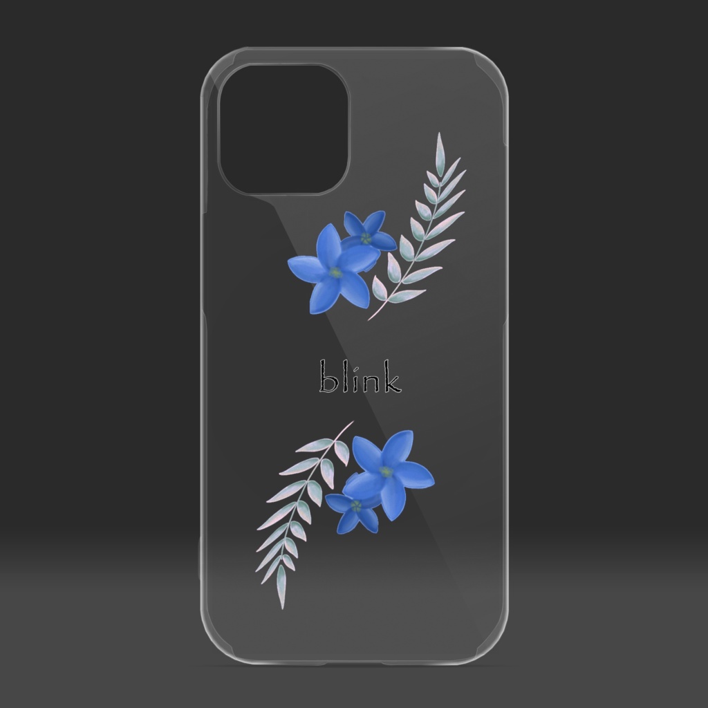 【iPhone13 クリアケース】瞬き