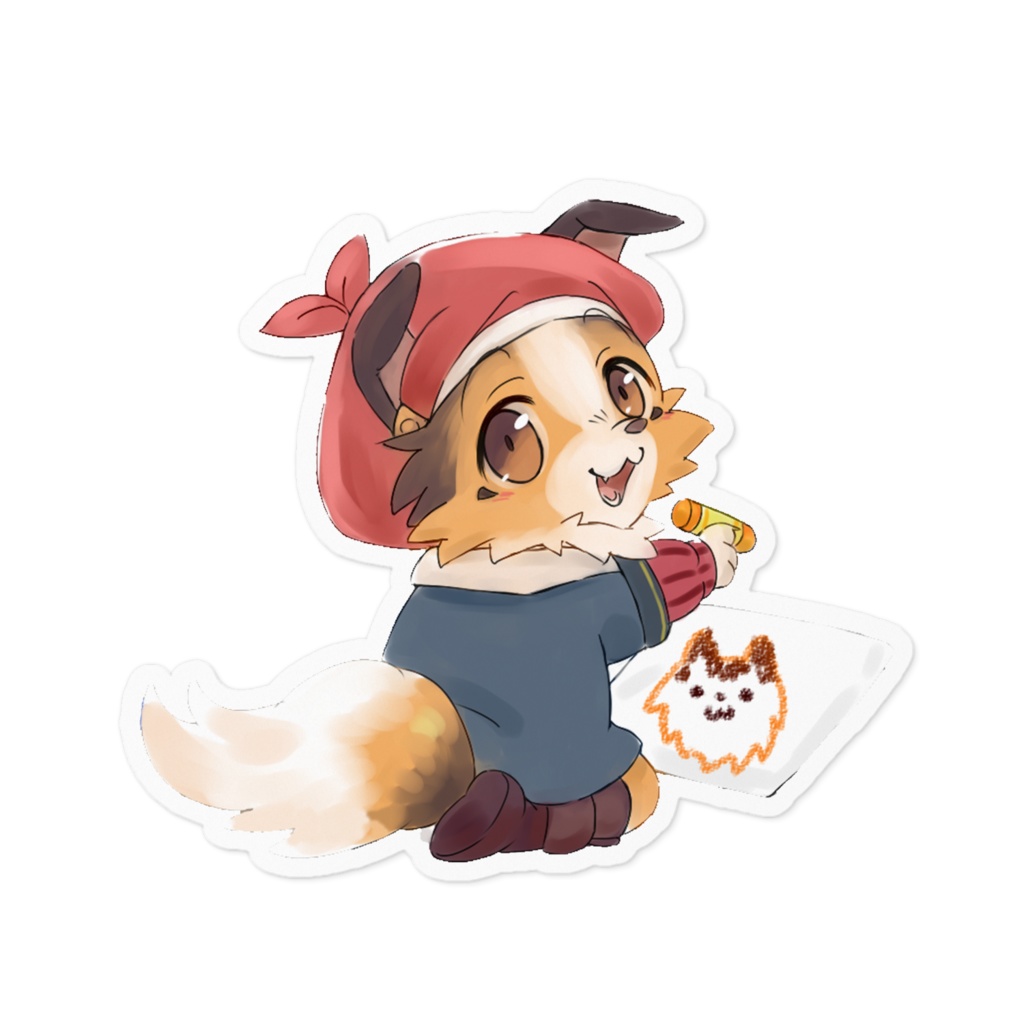 【シール / ステッカー】お気軽ステッカー(お絵描き)