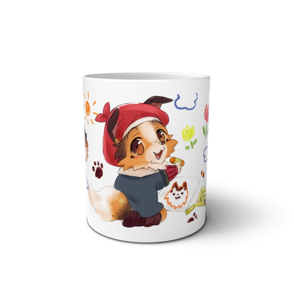 【マグカップ】お絵描きかぼすん