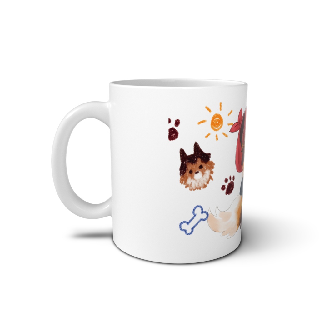 【マグカップ】お絵描きかぼすん