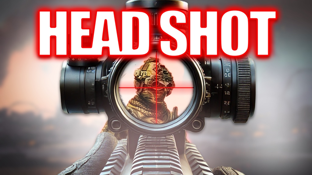 FPS実況者向けYouTubeサムネテンプレート（PSD）