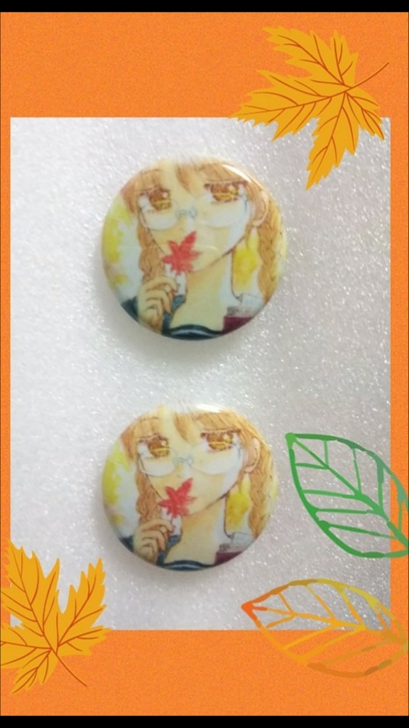 【数量限定※残り僅か!!】秋麗 缶バッチ