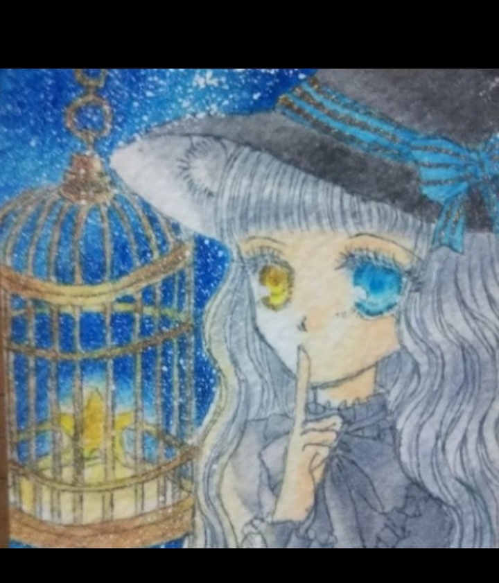 ミニ原画⑲『真夜中の秘密』