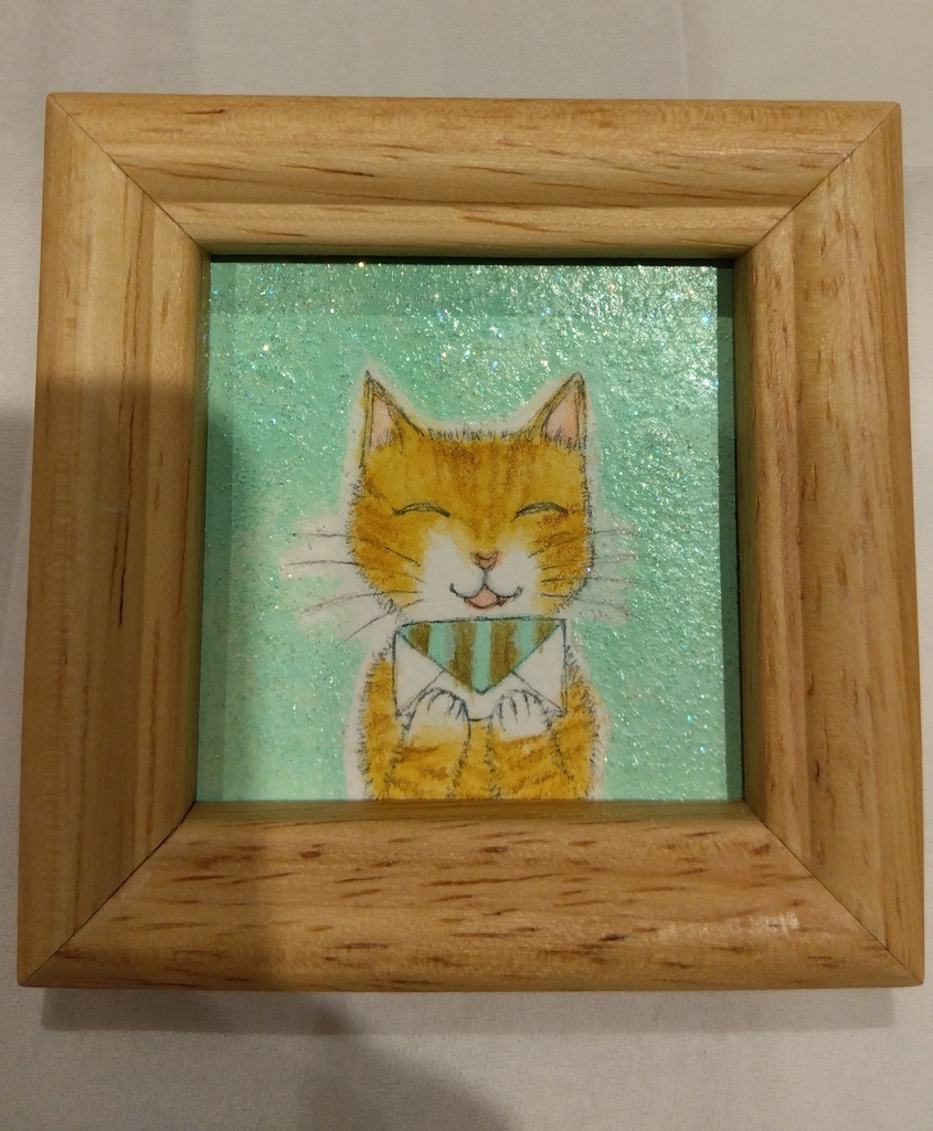 ミニ原画『お手紙どうぞ』