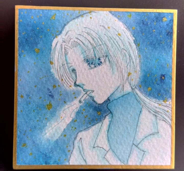 ドローイング豆色紙②