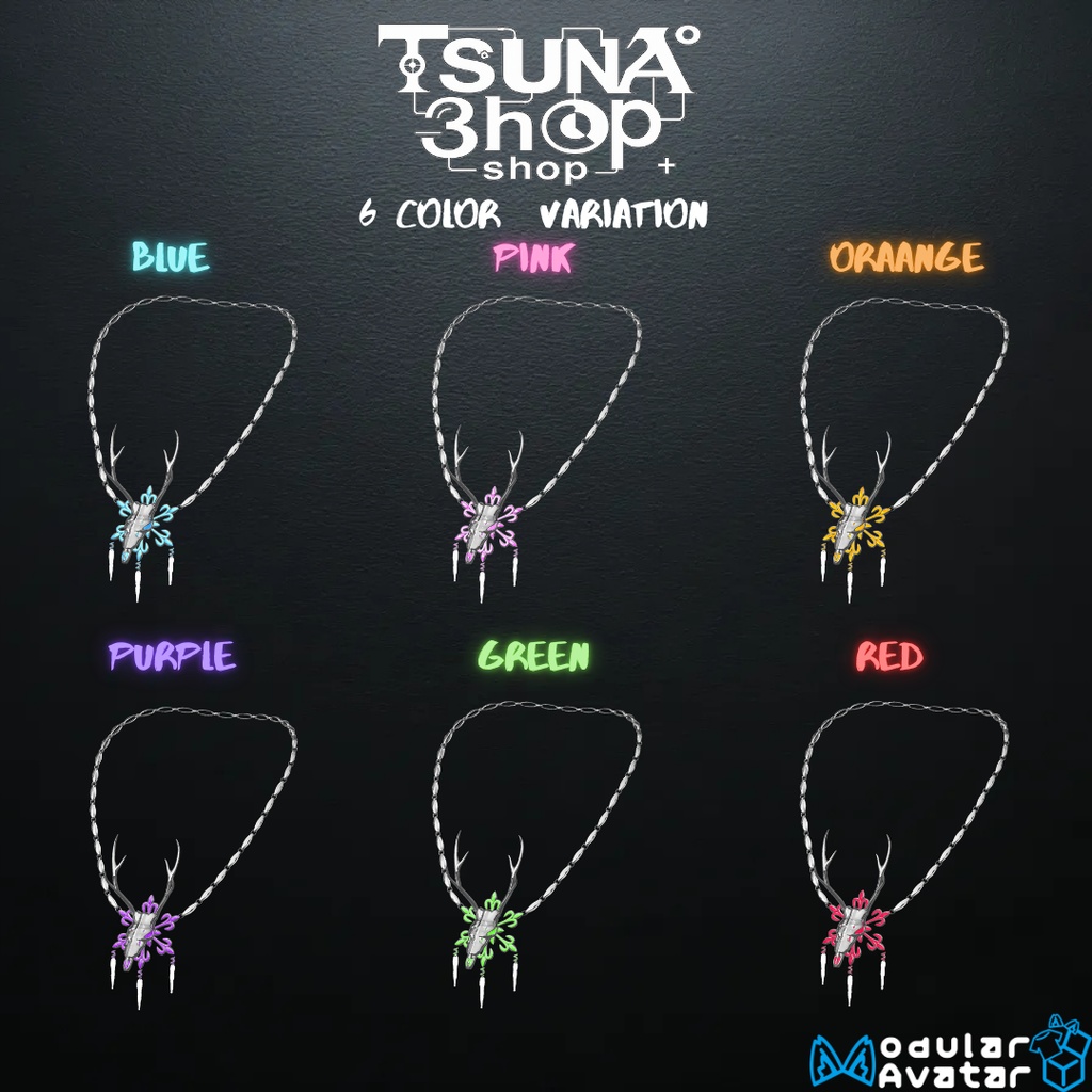 ネックレス『Deer snowflake』