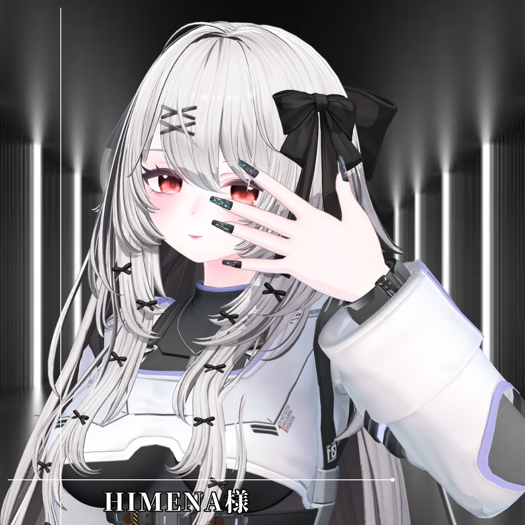 【40アバター対応】近未来ネイル『DIGITAL VEIN』