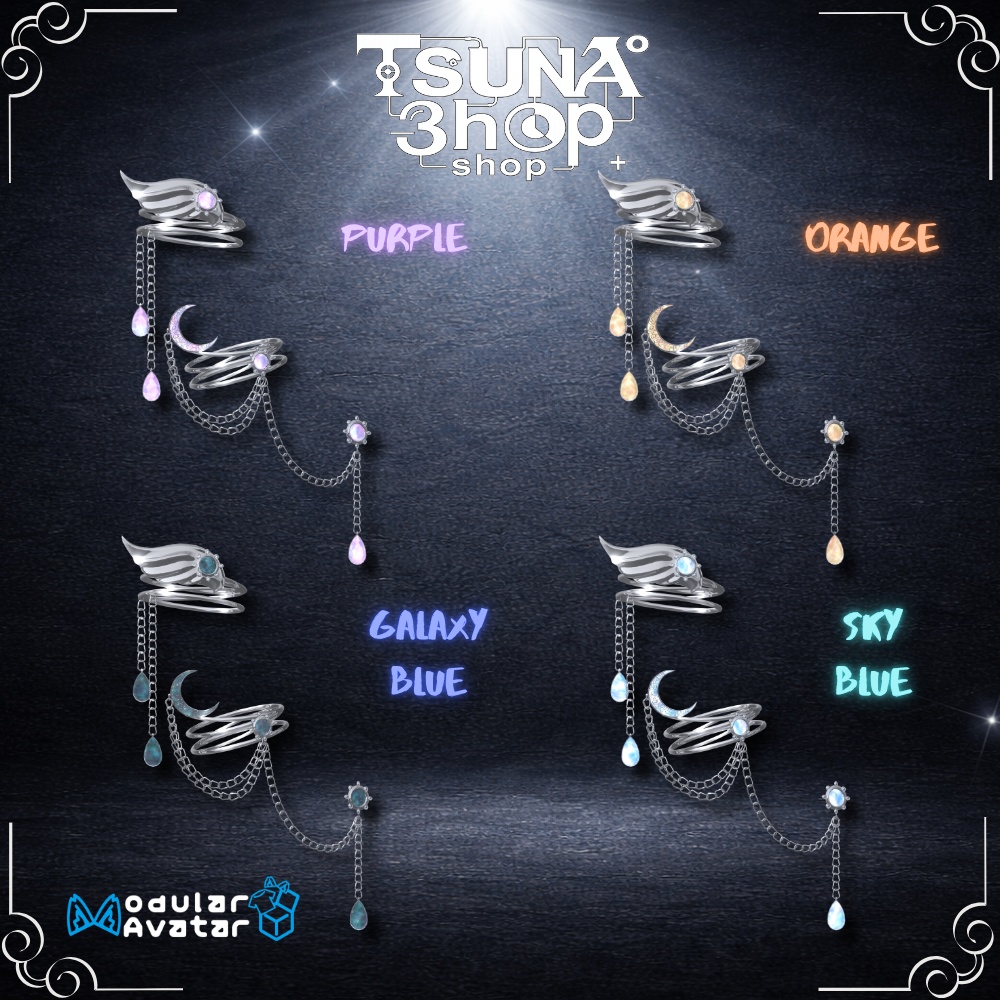 【20アバター対応】【MA対応】『Lunar Chain Regalia』