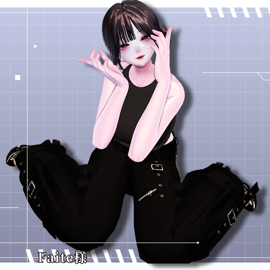 【VRC想定衣装】『Void cargo』