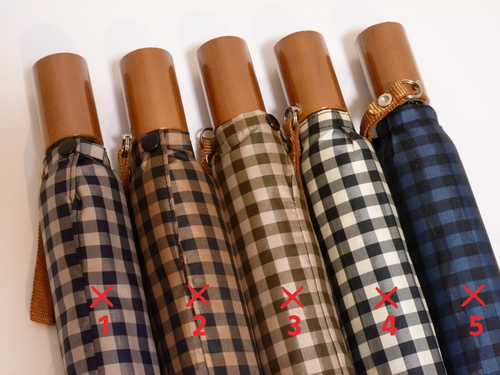 折り畳み傘 古河市内製造品 在庫品+むつみKOGA SEKKA EDITIONストラップ