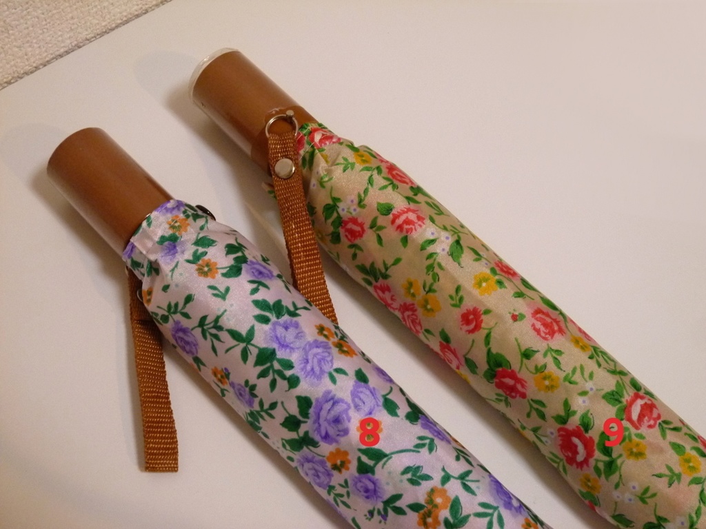 折り畳み傘 古河市内製造品 在庫品+むつみKOGA SEKKA EDITIONストラップ