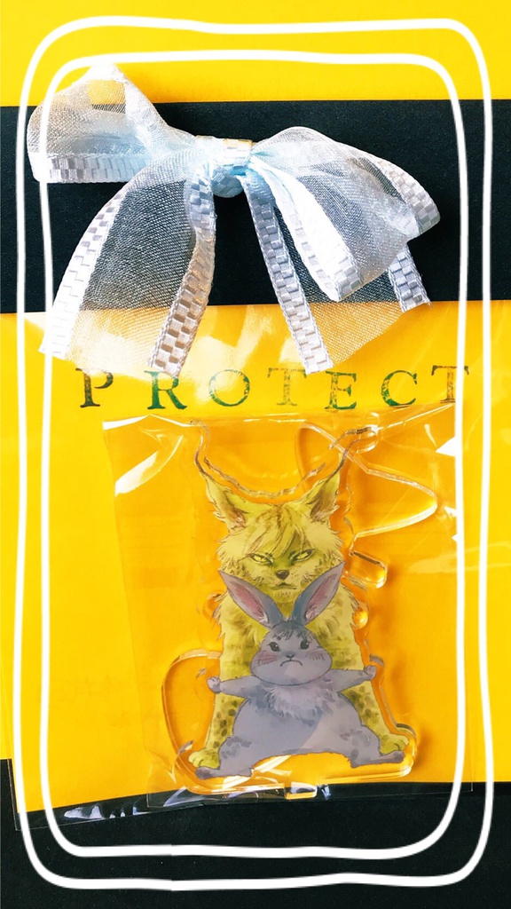 山猫と黒うさぎアクスタ【PROTECT】