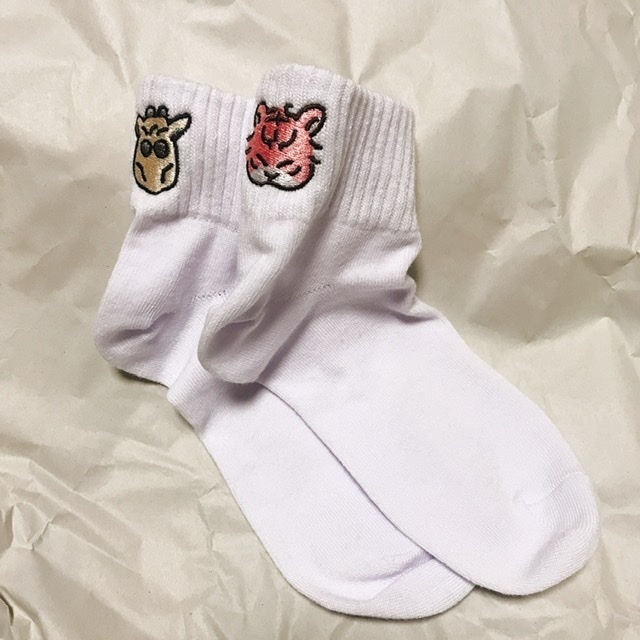 キリンとチビ虎・レディースソックス