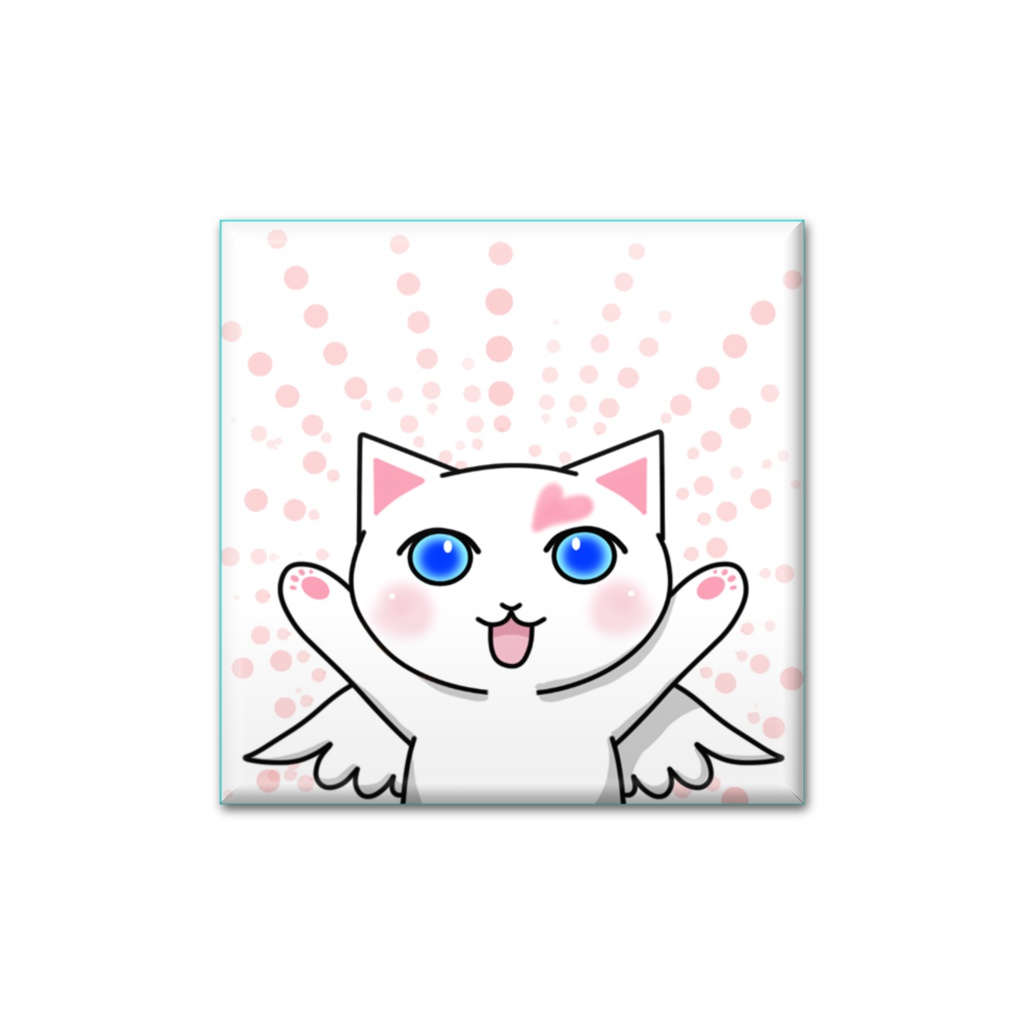 幸せ猫天使　四角40　003