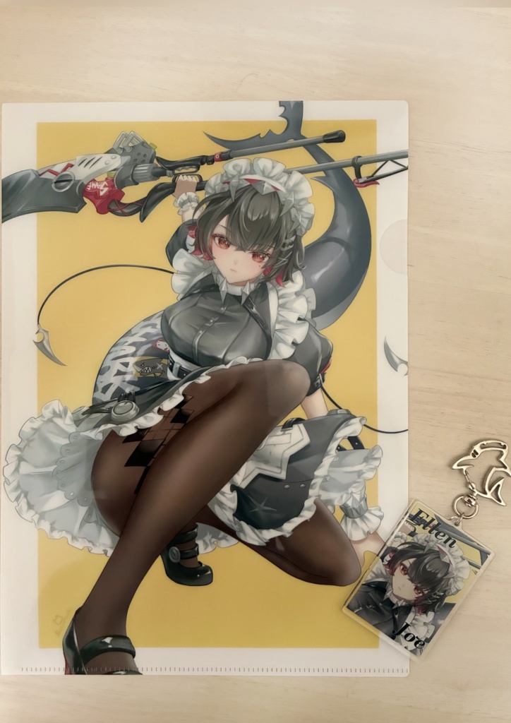 【完全受注生産・予約受付】A4クリアファイル&アクリルキーホルダー(エレン・ジョー/ジェーン・ドゥ) ※非公式ファンメイドグッズ