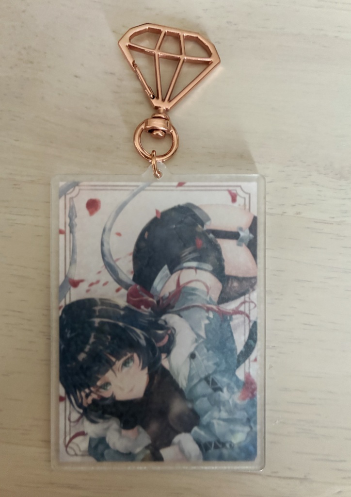 【完全受注生産・予約受付】A4クリアファイル&アクリルキーホルダー(エレン・ジョー/ジェーン・ドゥ) ※非公式ファンメイドグッズ