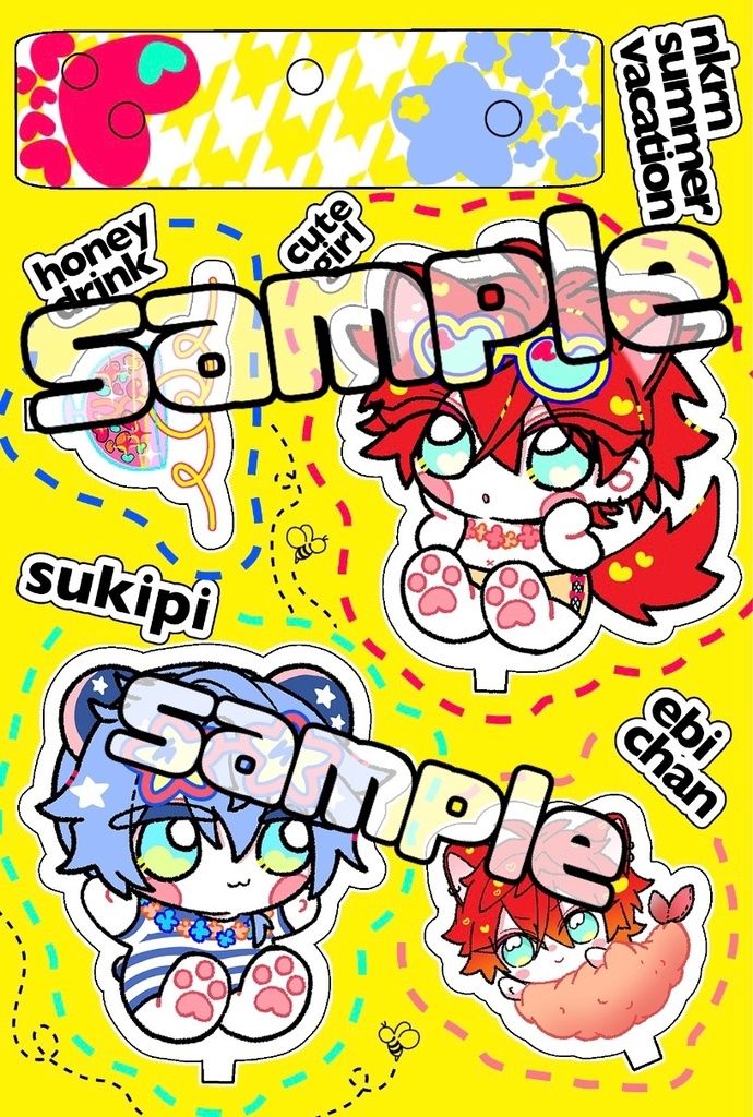 ニキ燐summerアクスタwithえびちゃん