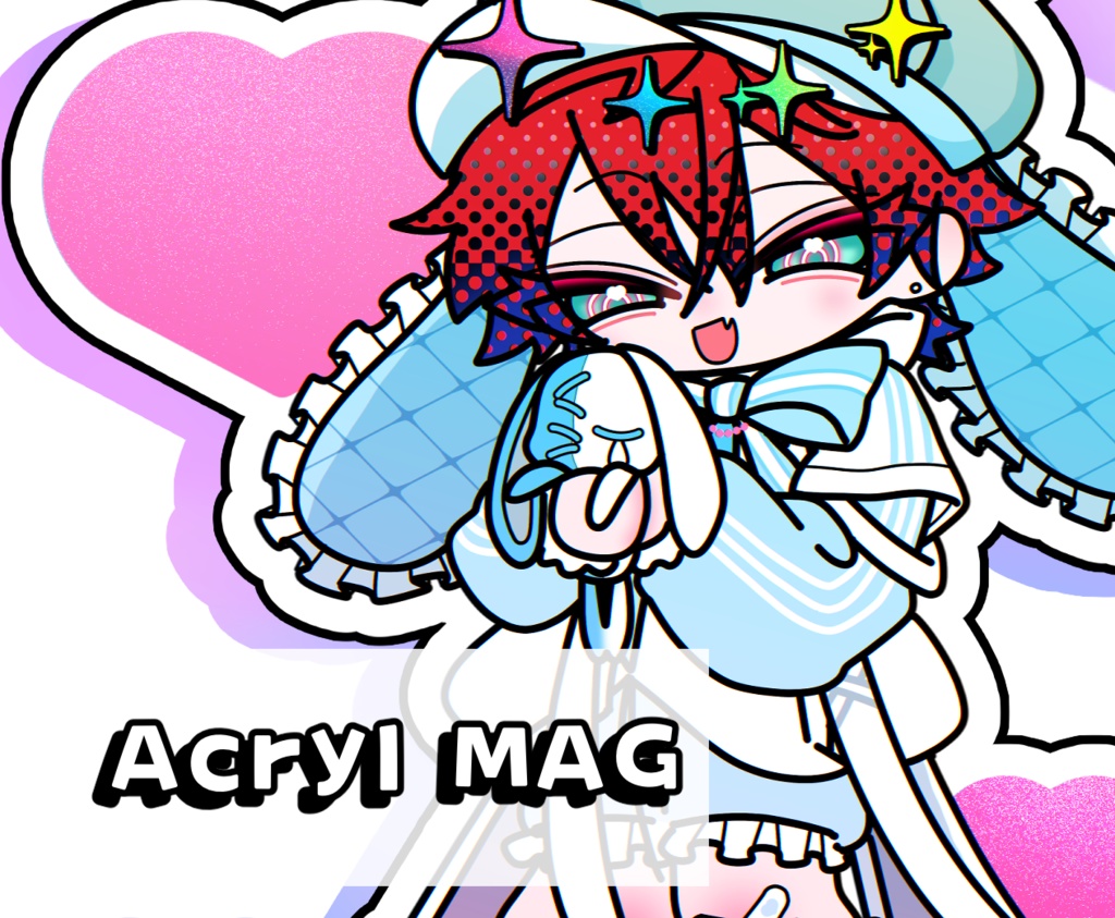 うさりんアクリルマグネット